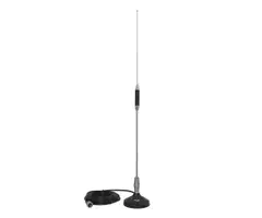 WSP703HC - Center-Load Stainless Steel Whip CB Magnet-Mount Antenna Kit with 3-1/2-Inch Magnet and Cable