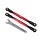 8547R - TUBES 102mm Red Aluminum Toe Links (2), Unlimited Desert Racer® (TUBES red-anodized, 7075-T6 aluminum, stronger than titanium) (102mm) (2) (assembled with rod ends and hollow balls)/ aluminum wrench, 7mm (1)
