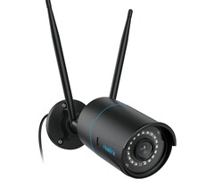 ReoLink RLC-510WA-B - REOLINK Outdoor Security Camera, 5MP HD Plug-in WiFi Camera for Home Security - 2.4/5Ghz, Smart Person/Vehicle Alerts, 100ft Night Vision, IP66 Waterproof, microSD Card/NVR Storage, RLC-510WA