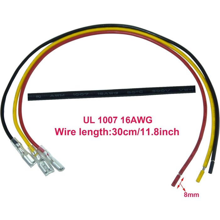 IEC320 C14 Panel Mount Plug Adapter, 250V 10A Inlet Power Connector