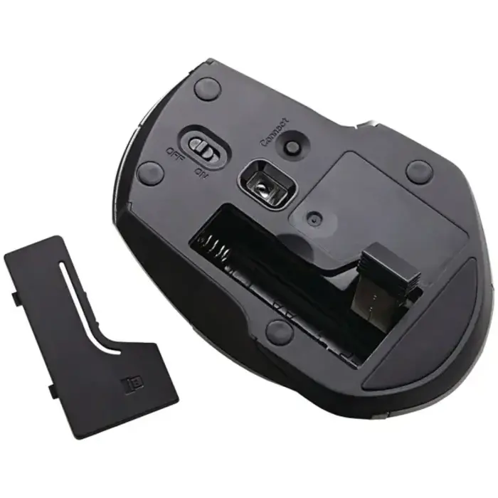 Verbatim VTM98621 - Verbatim® Cordless Blue-LED Deluxe Notebook Mouse, Ergonomic, 6 Buttons, 2.4 GHz (Graphite)