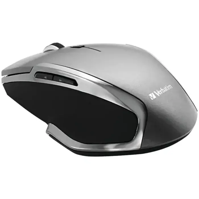 Verbatim VTM98621 - Verbatim® Cordless Blue-LED Deluxe Notebook Mouse, Ergonomic, 6 Buttons, 2.4 GHz (Graphite)