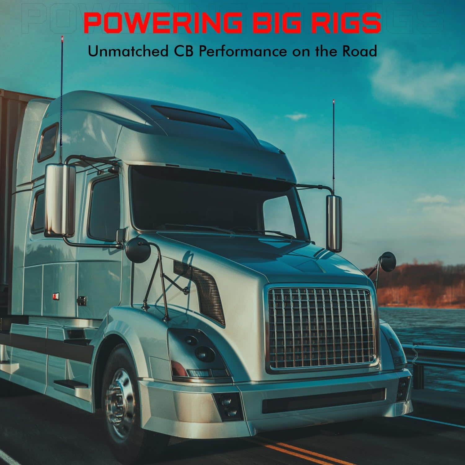 PROSTICK CB-ANTENNA-PROSTICK - Prostick 3` Foot Fiberglass 1000 Watt - Black CB Radio Antenna