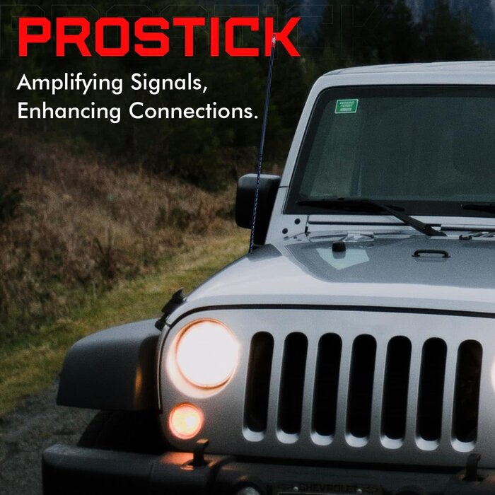 PROSTICK CB-ANTENNA-PROSTICK - Prostick 3` Foot Fiberglass 1000 Watt - Black CB Radio Antenna