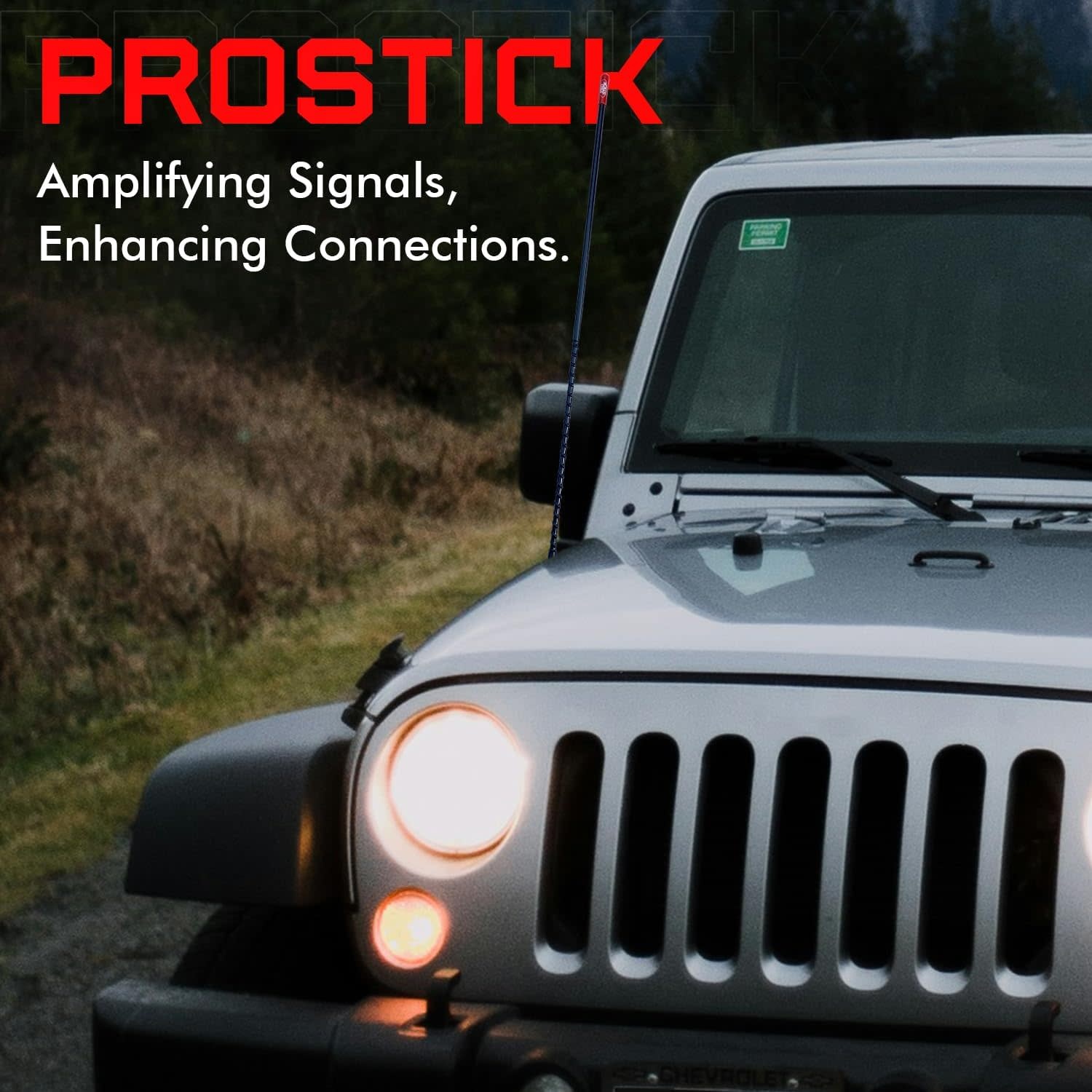 PROSTICK CB-ANTENNA-PROSTICK - Prostick 3` Foot Fiberglass 1000 Watt - Black CB Radio Antenna