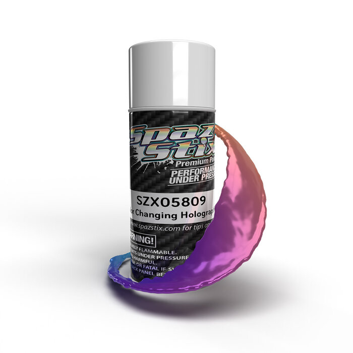Spaz Stix SZX05809 - Color Change Holographic, Aerosol Paint, 3.5oz Can