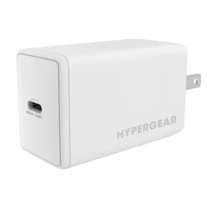 HPL15876 - HyperGear® SpeedBoost 65-Watt USB-C® PD GaN Laptop Wall Charger with PPS, White