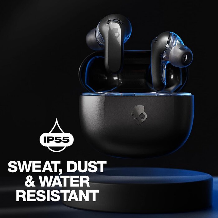 SkullCandy S2IPW-P740 - Rail® ANC True Wireless Earbuds - True Black