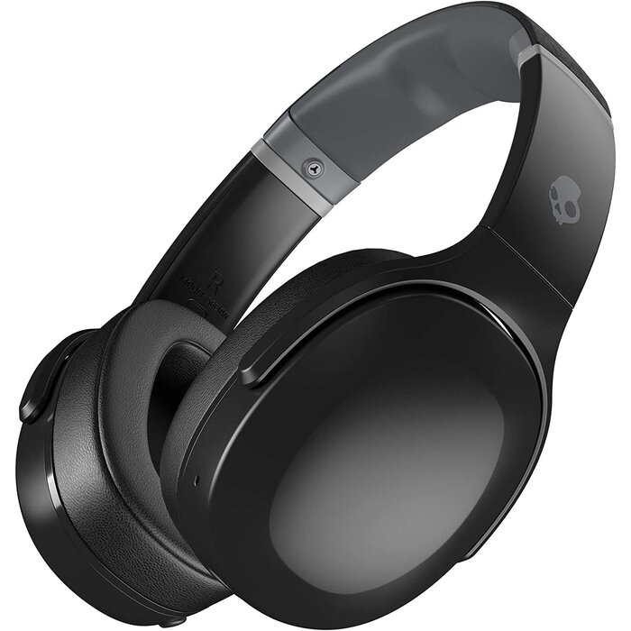 SkullCandy S6EVW-N740 - Crusher® Evo Sensory Bass Headphones with Personal Sound Wireless, Over-Ear Bluetooth Headphones for iPhone and Android with Mic - True Black