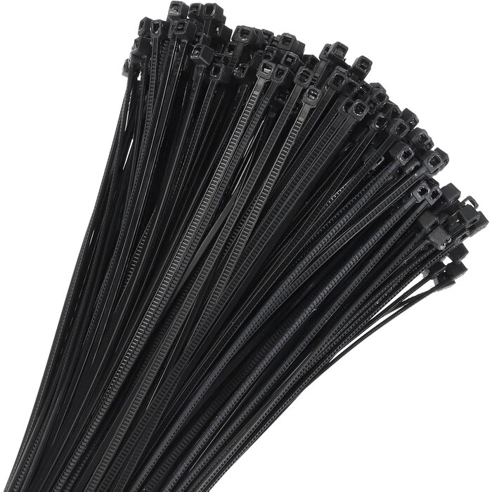 MECCANIXITY 3IN-ZIPTIES-25PK - MECCANIXITY 25 Pack 3 Inch 11 Lbs Cable Zip Ties Self-Locking Small Nylon Cable Tie Wraps 1/8" for Cord Management, Black