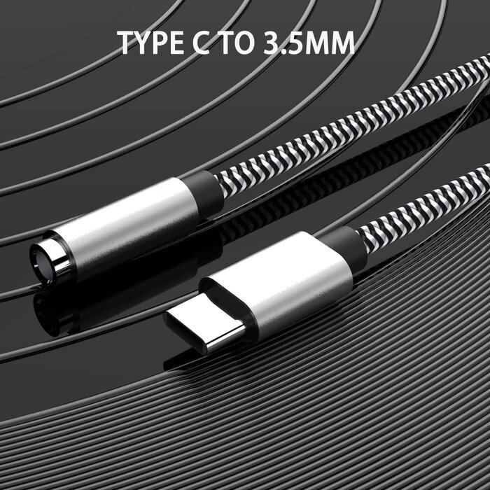 Highwings USB Type C to 3.5mm Female Headphone Jack Adapter: Type C to Aux Audio Cable Cord Compatible with Samsung Galaxy S22+ S21 Ultra S20 S10 S9 Note 20 10, Google Pixel 6 Pro/5/4/3/2