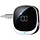 Bluetooth Receiver with LCD Screen, Portable 3.5mm AUX Bluetooth 5.0 Adapter for Car/Home Stereo/Speaker/Wired Headphones, Noise Cancelling/Hands-Free Calling/Music Streaming-Black