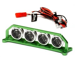 INTEGY C24862GREEN - Billet Machined T4 Realistic Roof Top Spot White LED (4) Light Set