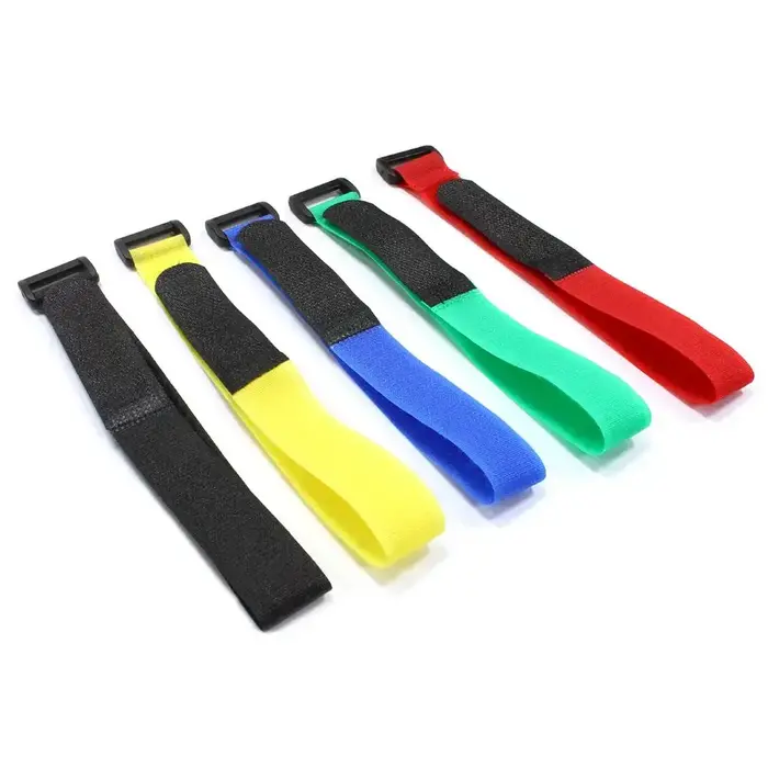 INTEGY C24836 - Multicolor 300mm Battery Strap (5) for RC Car, Boat, Helicopter & Airplane