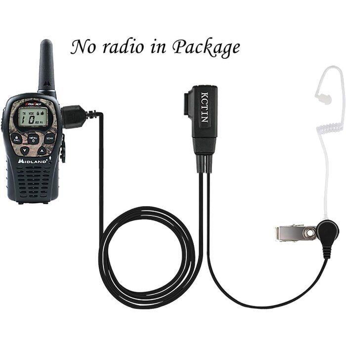Walkie Talkie Earpiece for Midland with Mic Security Headsets for GXT1000VP4 LXT600VP3 GXT1050VP4 GXT1000XB