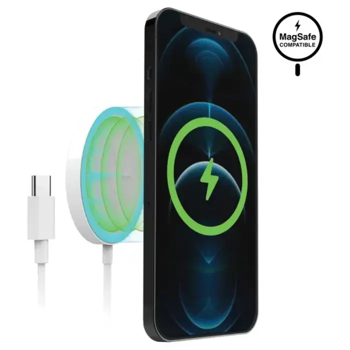 15-Watt Wireless Charging Pad with Magnetic Alignment Technology and Hollow Cooling Structure