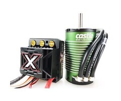 CASTLE CREATIONS CSE010-0145-05 - MONSTER X 25.2V ESC, 8A Peak BEC w/ 1512-1800KV Sensored Motor, 1/8 Scale