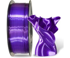 MIKA3D MIKA3D-SILK-VIOLET - MIKA3D Silk Shiny Luster Dark Violet Purple PLA 3D Printing Filament, 1KG 2.2Lbs 1.75mm 3D Print Material with High Diameter Accuracy, Neatly Wound Silk PLA Widely Support for FDM 3D Printers by MIKA3D