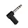 1/8M-1/4F-RA - WILLIZTER Right Angled 6.35mm 0.25 inch TRS 3 Pole Male to 3.5mm Female 90 Degree Adapter Converter Extension Extender Stereo Auxiliary AUX Headphone Audio Jack Plug