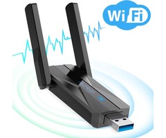 ElecMoga USB-WiFi-ADAPTER - ElecMoga USB WiFi Adapter for Desktop PC, ElecMoga AC 1300Mbps Dual-Band 5G/2.4G USB 3.0 WiFi 5 Network Transceiver Wireless Dongle for PC Laptop Supports Windows 11/10/8.1/8/7/XP/Vista/Mac OS 10.9~10.15
