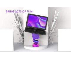 BOIFUN BFN-161 - BOIFUN 17.5" Portable DVD Player with 15.6" Large HD Screen, 6 Hours Rechargeable Battery, Support USB/SD Card/Sync TV and Multiple Disc Formats, High Volume Speaker, Black
