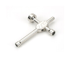 Losi LOSB4603 - 4-Way Steel Wrench (17mm, 10mm, 8mm, 1/4")