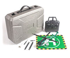 RageRC RGR6052 - Hero-Copter, 4-Blade RTF Helicopter; Sheriff