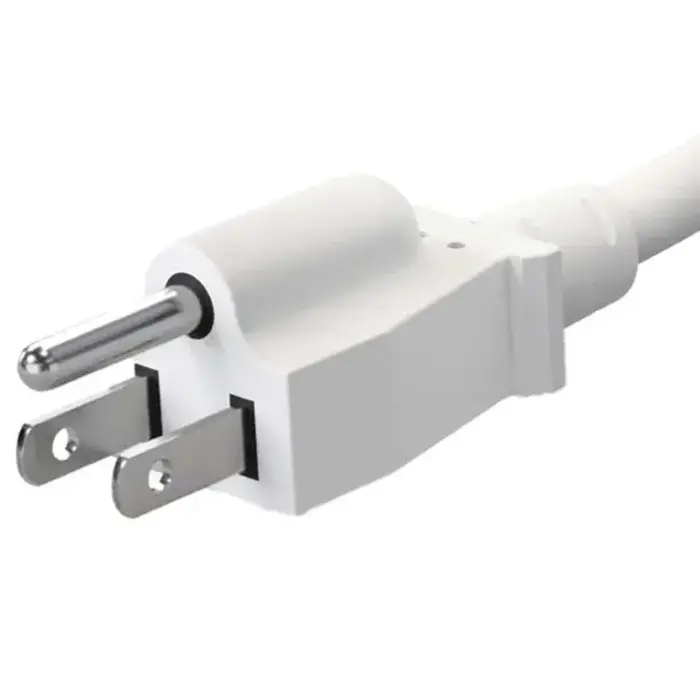 HPL15706 - HyperGear® CUBE 6-Outlet Multi-Port Power Strip Extension Cord with 5-Ft. Cord, White, 15706