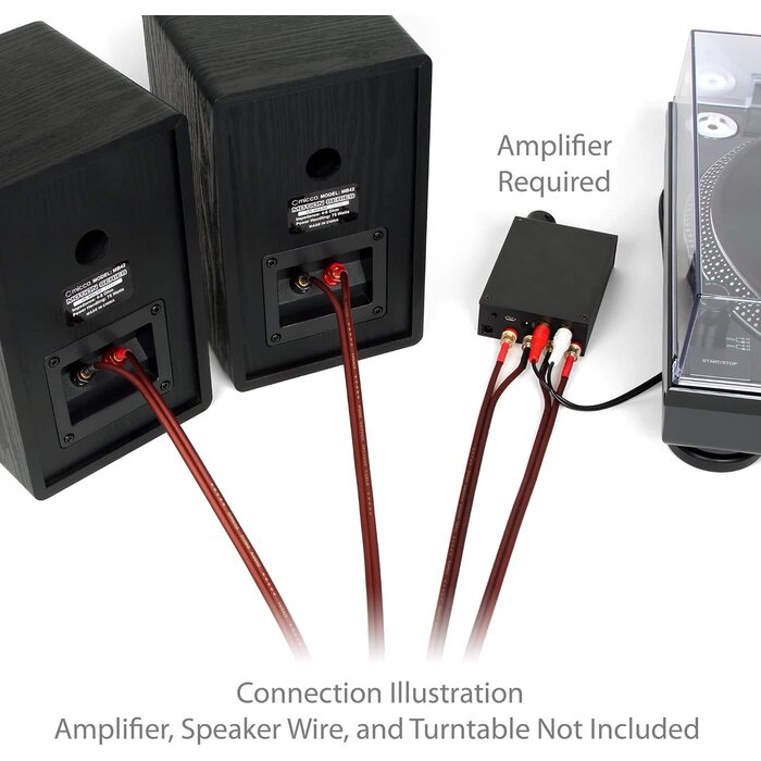 Micca Dayton Audio - B652-AIR 6-1/2" 2-Way Bookshelf Speaker with AMT Tweeter Pair