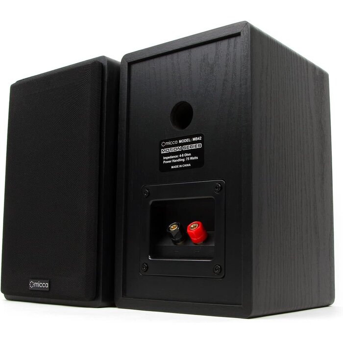 Micca Dayton Audio - B652-AIR 6-1/2" 2-Way Bookshelf Speaker with AMT Tweeter Pair