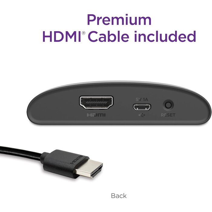 ROKU - Roku Express | HD Streaming Media Player with High Speed HDMI Cable and Simple Remote