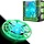 Scoot LED Hand Operated Drone for Kids or Adults - Hands Free Motion Sensor Mini Drone, Easy Indoor Small UFO Toy Flying Ball Drone Toy for Boys and Girls (Green/Blue)
