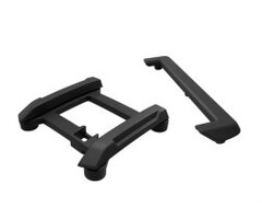 Traxxas 10717-BLK - Skid plate (roof)/ tailgate protector (black)/ mounts (2)/ 3x8mm BCS (7) (fits #10711 body), Mini Maxx®