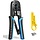 ‎AM-568R-GB - AMPCOM RJ45 Crimping Tool, 8P/6P-RJ11, RJ12 Crimper Cutter Stripper