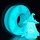 iSANMATE 3D Printer Glow in The Dark Filament Blue-Green, PLA Filament 1.75 mm, Dimensional Accuracy +/- 0.03 mm, 250g