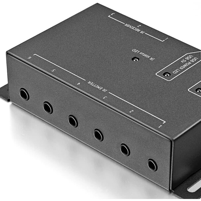 ICESPRING 4330159445 - ICESPRING Infrared Repeater System IR Repeater Kit Control Up to 10 Devices Hidden IR System Infrared Remote Control Extender Kit