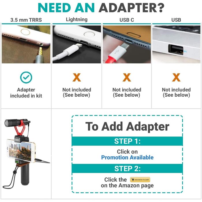 Movo VXR10 - Movo Universal Shotgun Mic for Camera - Camera Microphone for DSLR, iPhone and Android Smartphones - Compatible with Canon EOS, Nikon, and Sony Cameras - with Shock Mount, Deadcat Windscreen