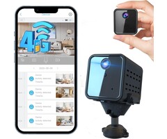 javiscam B7-CAM - JavisCam No WiFi Security Camera, Cellular Security Camera, SIM Card Included, Not Support WiFi, Radar Motion Sensor, FHD 4G Car Security Camera, 20-Day Standby Battery Life, Portable Cellular Trail Cameras