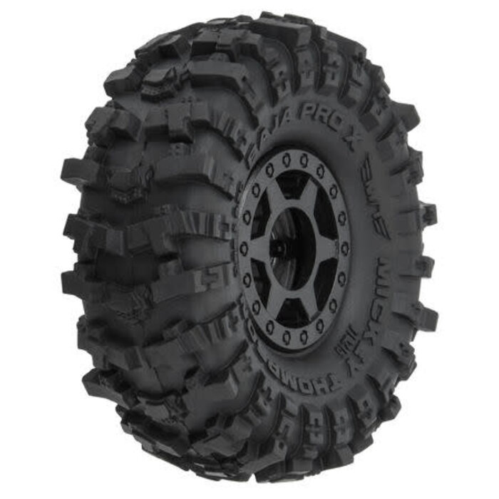 Pro-Line Racing PRO1021510 - 1/24 MT Baja Pro X F/R 1.0 Tires MTD 7mm Blk (4)