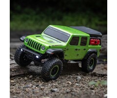 Axial AXI00005V2T3 - 1/24 SCX24 Jeep JT Gladiator 4X4 RTR Brushed Rock Crawler (Battery & Charger Included), Green