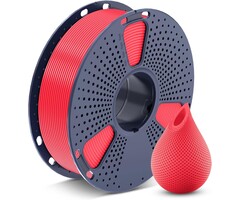 SUNLU-PETG-RED - SUNLU Red PETG 3D Printer Filament 1.75mm, Individually Vacuum Packed, 0.25kg per Spool