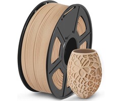 SUNLU-PLA-OAK - SUNLU Oak PLA 3D Printer Filament 1.75mm, Individually Vacuum Packed, 0.25kg per Spool, Oak
