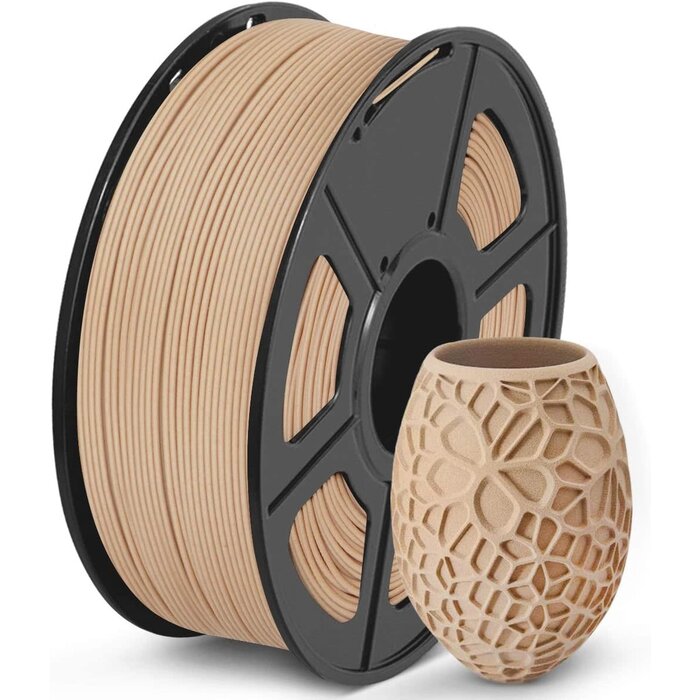SUNLU-PETG-OAK - SUNLU Oak PETG 3D Printer Filament 1.75mm, Individually Vacuum Packed, 0.25kg per Spool, Oak