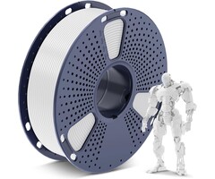 SUNLU-PETG-WHT - SUNLU White PETG 3D Printer Filament 1.75mm, Individually Vacuum Packed, 0.25kg per Spool, White
