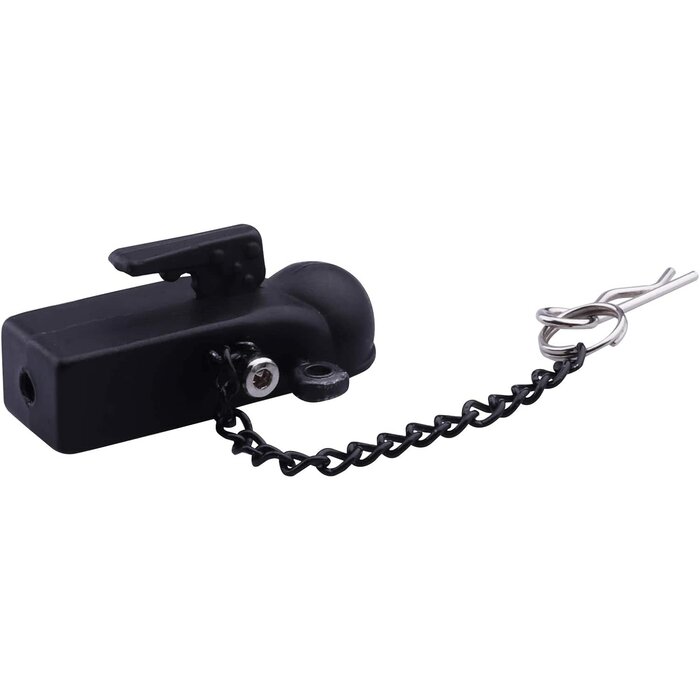 HOBBY-PARK-9680 - HobbyPark Scale Simulation Metal Trailer Hitch Drop Hitch Receiver Tow Hook Shackles w/Ball Buckle for RC Crawler Traxxas TRX4 Axial SCX10 90046 90047