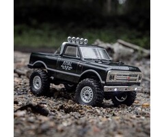 Axial AXI00001V2T4 - 1/24 SCX24 1967 Chevrolet C10 4X4 RTR Brushed Rock Crawler (Battery & Charger Included), Black