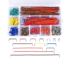 JUMPER-WIRE-KIT - AUSTOR 560 Pieces Jumper Wire Kit 14 Lengths Assorted Preformed Breadboard Jumper Wire with Free Box