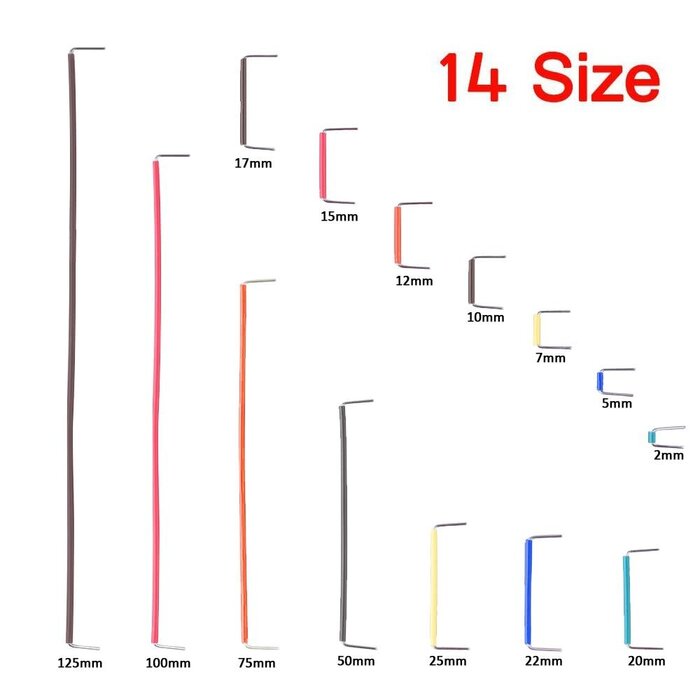 JUMPER-WIRE-KIT - AUSTOR 560 Pieces Jumper Wire Kit 14 Lengths Assorted Preformed Breadboard Jumper Wire with Free Box