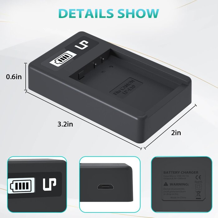 LP Store Kastar Intelligent Mini Travel Charger (with High Speed Portable USB Charge Function) for PDA Camera Li-ion Battery Digital Cameras Mp3 Mp4 Players Hand Held Gaming Devices PDAs, Z Cam E1 Camera