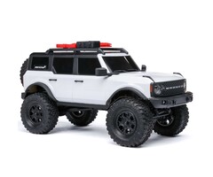 Axial AXI00006V2T4 - 1/24 SCX24 Ford Bronco 4X4 RTR Brushed Rock Crawler (Battery & Charger Included), White